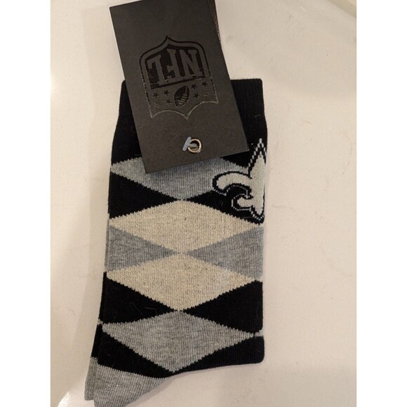 NFL New Orleans Saints Socks Crew  Unisex One Size Fits Most  New With Tags - Picture 3 of 4